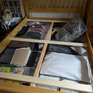 Solid pine bed frame - Image 2