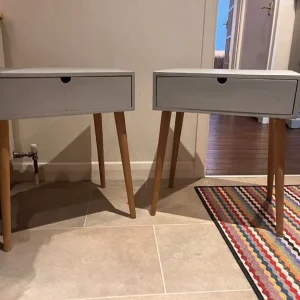 Bedside tables x 2