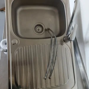 Kitchen sink 80cm with mixer tap