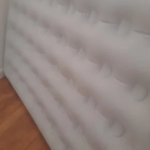 Double air bed and air pump with adapters - Image 4