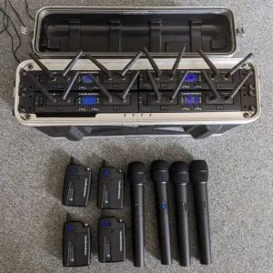 8-Way Audio Technica System 10 PRO Racked Wireless Mic Setup