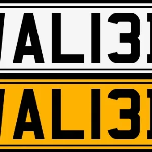 UK Private Number Plate WAL13D