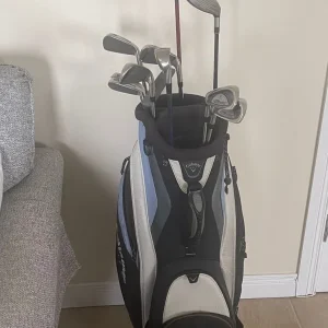 Left Hand Golf Clubs, Bag and Cart - Image 2