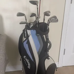 Left Hand Golf Clubs, Bag and Cart - Image 4