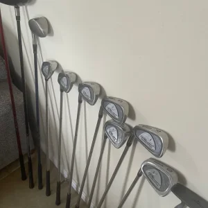 Left Hand Golf Clubs, Bag and Cart - Image 6