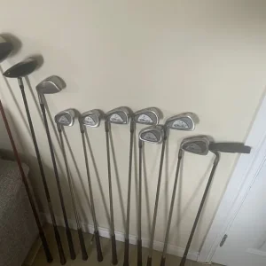 Left Hand Golf Clubs, Bag and Cart - Image 8