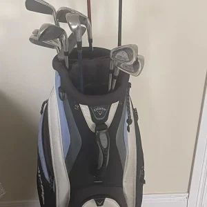 Left Hand Golf Clubs, Bag and Cart