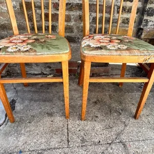 Vintage wooden chairs - Image 3