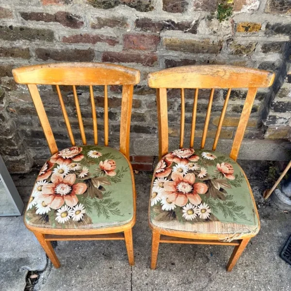 Vintage wooden chairs