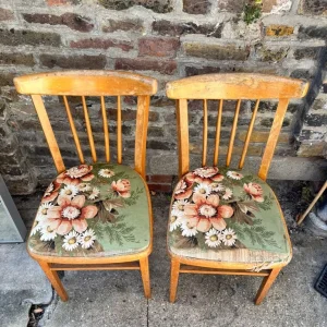 Vintage wooden chairs