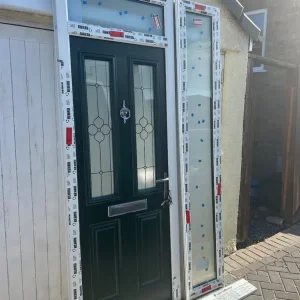Endurance solid timber core composite door with side screen - Image 2