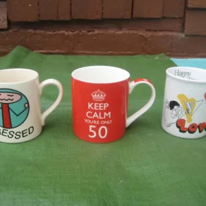 10 Different Decorated Mugs - Image 5