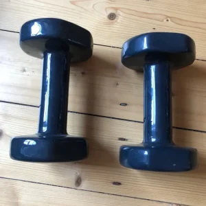 Decathlon PVC Dumbbells - 2 x 5kg used once