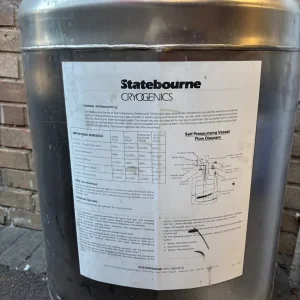 Statebourne Cryogenics 50L Nitrogen and Air Tank - Image 3