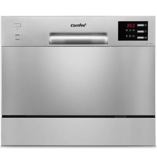 Countertop dishwasher, 6 place settings, LED display, quiet 47dB