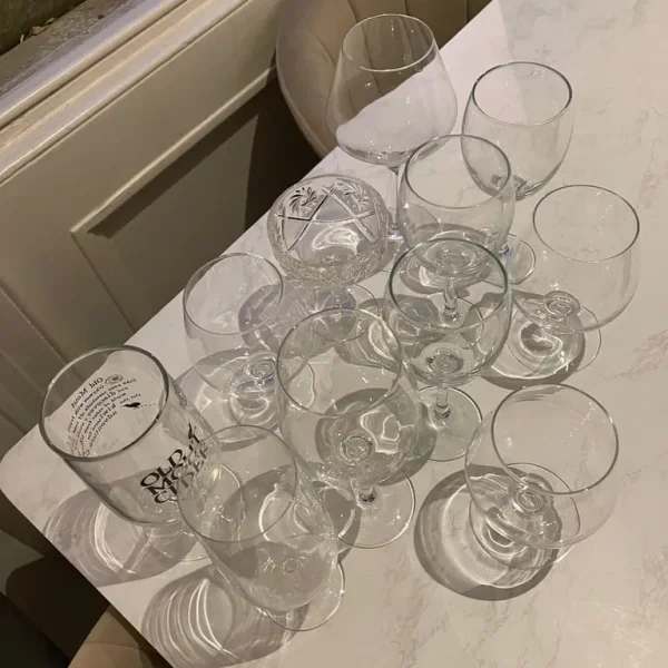 Set of glasses