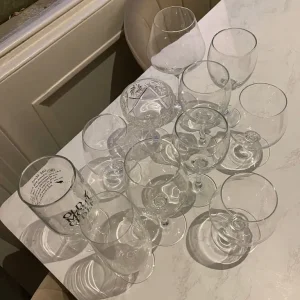 Set of glasses