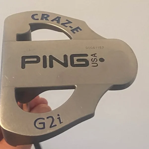 Ping G2i CRAZ-E black dot putter with Headcover