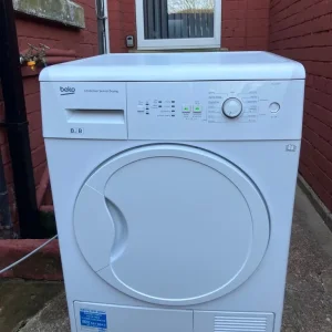 beko 8kg condenser dryer with internal light