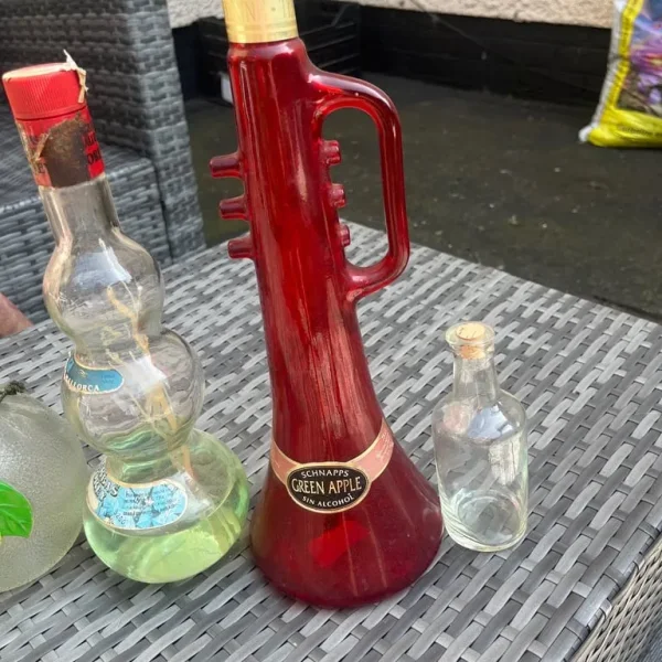 Vintage alcohol bottles