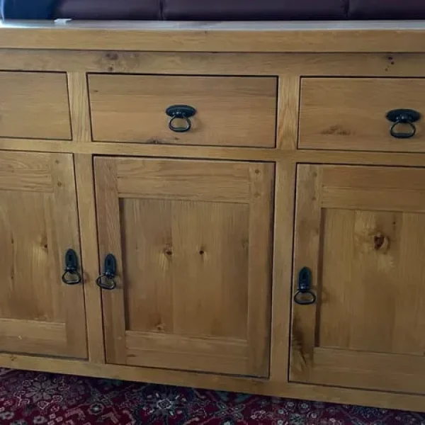 Solid Oak Large Sideboard