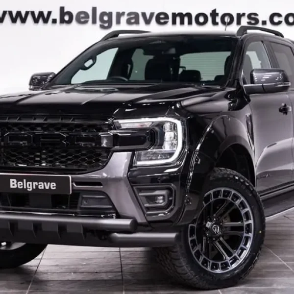 2024 Ford Ranger Wildtrak Double Cab 4x4 with Black Leather and Orange Stitching