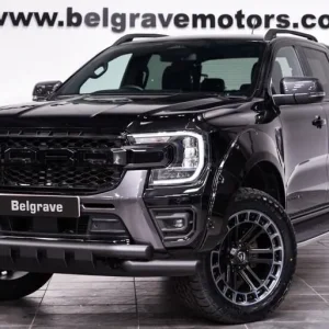 2024 Ford Ranger Wildtrak Double Cab 4x4 with Black Leather and Orange Stitching