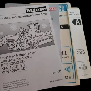 XXXL Miele Fridge Freezer Fan-Assisted with Instructions - Image 3