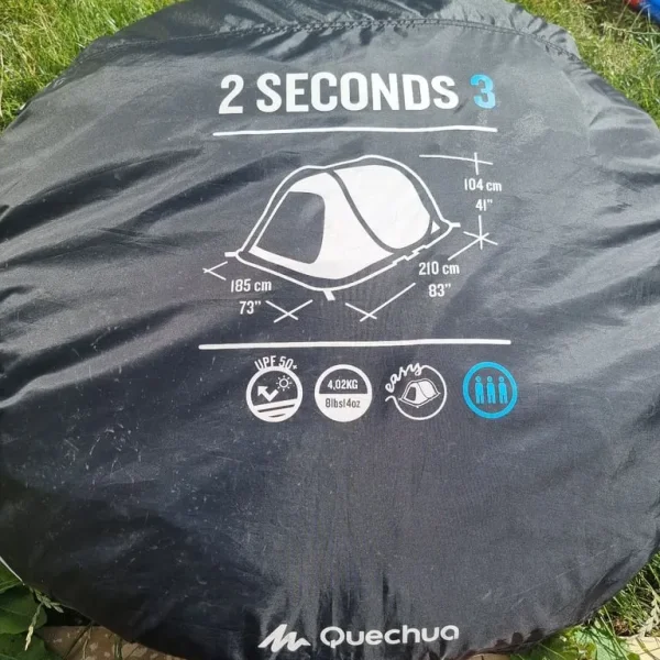 3-man pop up tent