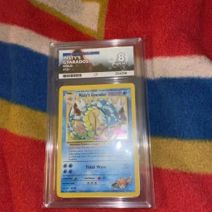 Ace slab 8 Misty’s Gyarados with a few Pokemon cards and packs - Image 2