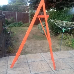 Vintage wooden step ladder steps - Image 2