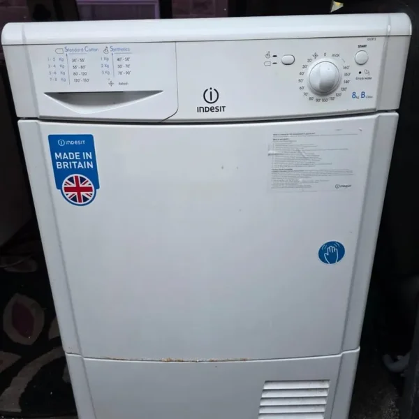 8kg Indesit condenser tumble dryer