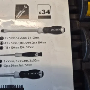 34pce stanley screwdrivers - Image 2