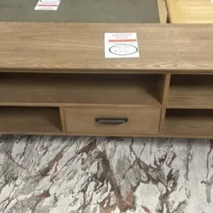 Large walnut TV unit