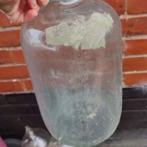 5 old demijohns - Image 5