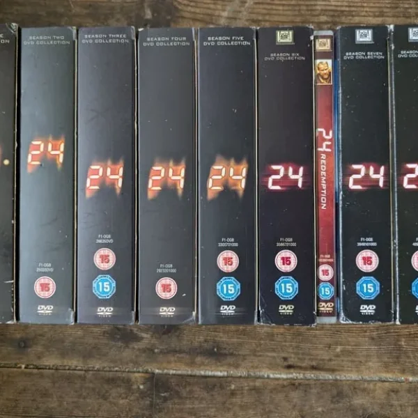 24 (TV Series) DVDs – Seasons 1 to 8 + Redemption Special