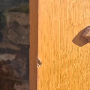 Large oak mirror - Image 3