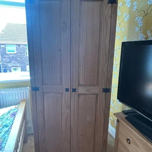 Bedroom Furniture Set – Wardrobe, Drawers, Bedside Table & Desk - Image 3