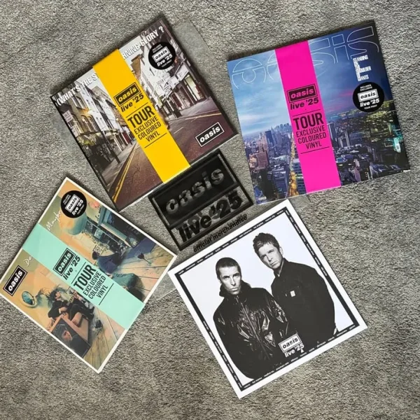 Oasis Live 25 Tour Exclusive Coloured Vinyls