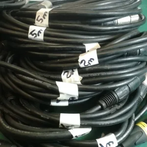 XLR Mic Cables Various All Tested - Image 2