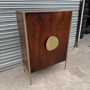 SWOON Walnut Brown Wood Cabinet - Image 3