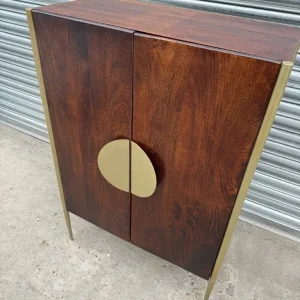 SWOON Walnut Brown Wood Cabinet - Image 6