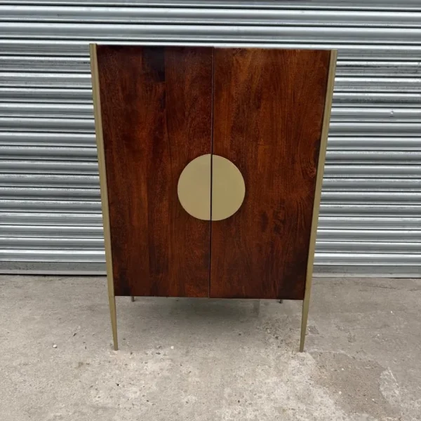 SWOON Walnut Brown Wood Cabinet