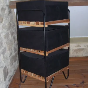 2 x IKEA Bodo storage shelves. Hair pin legs, industrial look