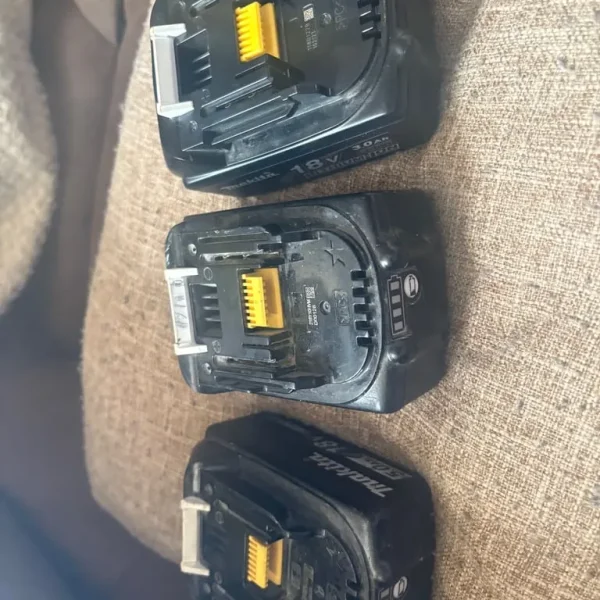 2 x 5.0 ah batteries + 1 x 3.0 ah battery