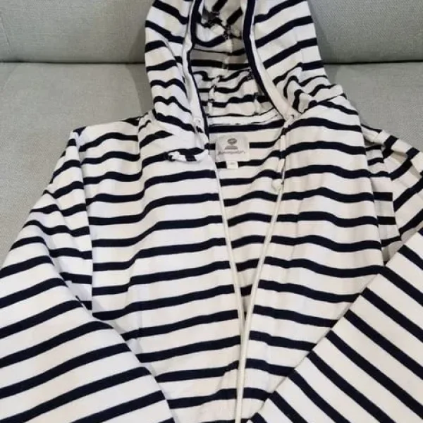 Tracksuit bottoms and striped cardigans