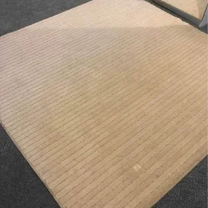 Large Cream Rug with Vertical Stripes - Image 2
