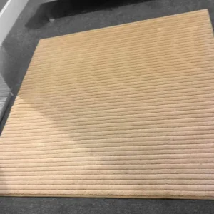 Large Cream Rug with Vertical Stripes - Image 6