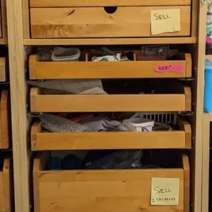 9x IKEA Pax Real Wood Drawers and Trays for 58cm Deep Wardrobes