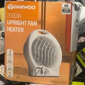 Daewoo upright fan heater